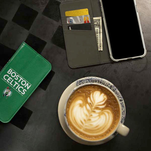 NBA Boston Celtics Standard - Green iPhone 15 Pro Max Folio Case